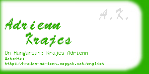 adrienn krajcs business card